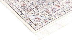 Tappeto Nain 9la Medaglione Floreale Blu Scuro Avorio 103x151 Cm