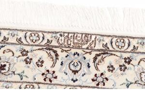 Tappeto Nain 6la Medaglione Floreale Rosso Avorio 109x165 Cm