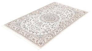 Tappeto Nain 6la Medaglione Floreale Avorio Blu 100x156 Cm