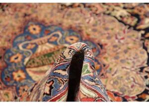Tappeto Kashamr Zirkhaki Medaglione Floreale Rosso Blu Scuro 305x407 Cm