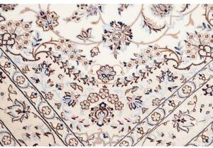 Tappeto Nain 6la Medaglione Floreale Avorio Blu 103x159 Cm