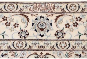 Tappeto Nain 6la Medaglione Floreale Avorio Beige 123x188 Cm