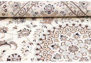 Tappeto Nain 6la Medaglione Floreale Avorio Beige 123x188 Cm