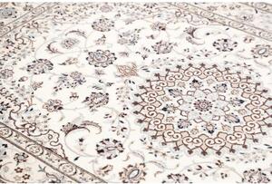 Tappeto Nain 6la Medaglione Floreale Avorio Beige 123x188 Cm