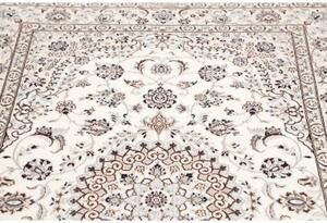 Tappeto Nain 6la Medaglione Floreale Avorio Beige 123x188 Cm