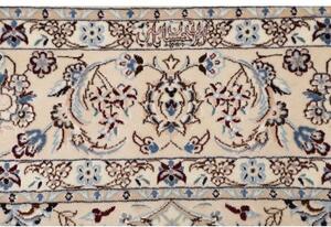 Tappeto Nain 6la Medaglione Floreale Avorio Blu 141x214 Cm
