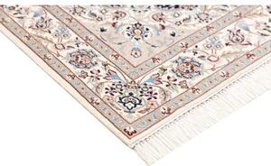 Tappeto Nain 6la Medaglione Floreale Blu Scuro Avorio 118x175 Cm