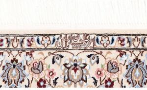 Tappeto Nain 6la Medaglione Floreale Blu Scuro Beige 102x164 Cm