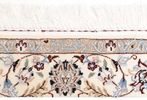Tappeto Nain 6la Medaglione Floreale Blu Scuro Avorio 118x175 Cm