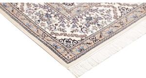 Tappeto Nain 6la Medaglione Floreale Azzurro Avorio 127x200 Cm