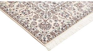 Tappeto Nain 6la Medaglione Floreale Avorio Blu Chiaro 160x246 Cm
