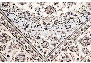Tappeto Nain 6la Medaglione Floreale Avorio Blu Chiaro 160x231 Cm