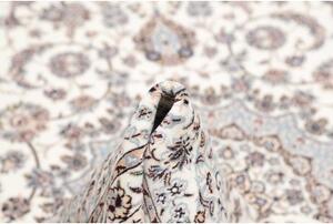 Tappeto Nain 6la Medaglione Floreale Avorio Blu Chiaro 160x246 Cm