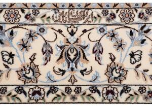 Tappeto Nain 6la Medaglione Floreale Blu Notte Avorio 159x205 Cm