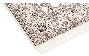 Tappeto Nain 6la Floreale Avorio Blu 153x231 Cm