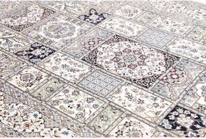 Tappeto Nain 6la Patchwork Blu Avorio 163x257 Cm