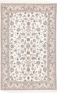 Tappeto Nain 6la Floreale Avorio Blu 153x231 Cm