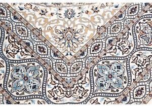 Tappeto Nain 6la Stilizzato Blu Scuro Avorio Quadrato 207x205 Cm