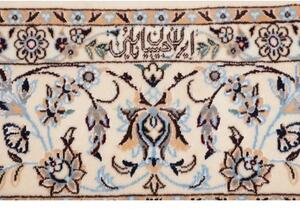 Tappeto Nain 6la Floreale Avorio Blu Quadrato 156x161 Cm