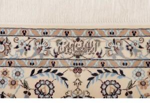 Tappeto Nain 6la Medaglione Floreale Avorio Blu Scuro 209x316 Cm