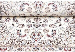 Tappeto Nain 6la Medaglione Floreale Avorio Blu Scuro 86x120 Cm
