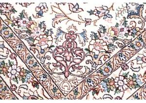 Tappeto Nain 9la Medaglione Floreale Avorio Rosa Antico 102x152 Cm