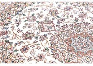Tappeto Nain 9la Medaglione Floreale Avorio Rosa Antico 102x152 Cm
