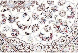 Tappeto Nain 6la Medaglione Floreale Avorio Blu Scuro 86x120 Cm