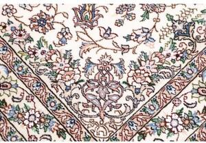 Tappeto Nain 9la Medaglione Floreale Avorio Blu 107x156 Cm