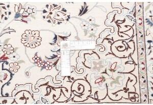 Tappeto Nain 6la Medaglione Floreale Avorio Blu Scuro 86x120 Cm