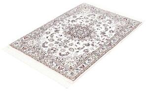 Tappeto Nain 6la Medaglione Floreale Avorio Blu Scuro 86x120 Cm