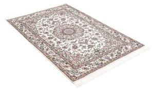Tappeto Nain 9la Medaglione Floreale Avorio Blu 107x156 Cm