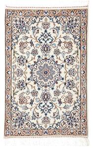 Tappeto Nain 9la Medaglione Floreale Avorio Blu 60x88 Cm
