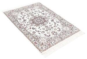 Tappeto Nain 6la Medaglione Floreale Avorio Blu Scuro 86x120 Cm