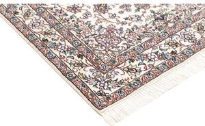 Tappeto Nain 9la Medaglione Floreale Avorio Blu 107x156 Cm