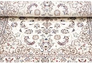 Tappeto Nain 6la Medaglione Floreale Avorio Blu 83x127 Cm