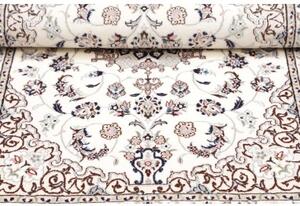Tappeto Nain 6la Medaglione Floreale Avorio Blu Scuro 82x120 Cm