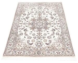 Tappeto Nain 6la Medaglione Floreale Avorio Blu 83x127 Cm