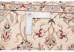 Tappeto Nain 6la Medaglione Floreale Avorio Blu Corsia 80x336 Cm