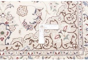 Tappeto Nain 6la Medaglione Floreale Avorio Blu 83x127 Cm