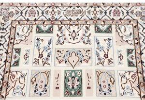 Tappeto Nain 6la Geometrico Avorio Blu Corsia 67x190 Cm