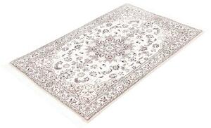 Tappeto Nain 6la Medaglione Floreale Avorio Blu 83x127 Cm