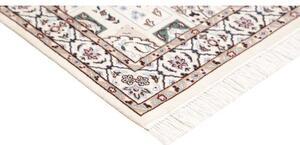 Tappeto Nain 6la Geometrico Avorio Blu Corsia 67x190 Cm