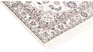 Tappeto Nain 6la Medaglione Floreale Avorio Blu Scuro 82x120 Cm