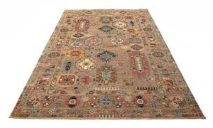 Tappeto Floralia Geometrico Beige Blu 166x238 Cm