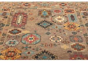 Tappeto Floralia Geometrico Beige Blu 166x238 Cm
