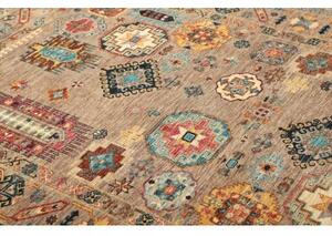Tappeto Floralia Geometrico Beige Blu 166x238 Cm