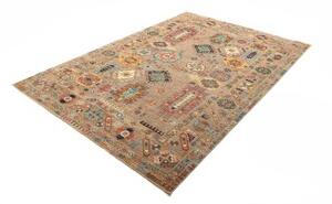Tappeto Floralia Geometrico Beige Blu 166x238 Cm
