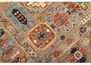 Tappeto Floralia Geometrico Beige Blu 166x238 Cm
