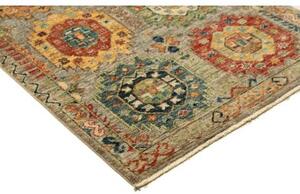 Tappeto Floralia Stilizzato Grigio Multicolore Corsia 79x249 Cm
